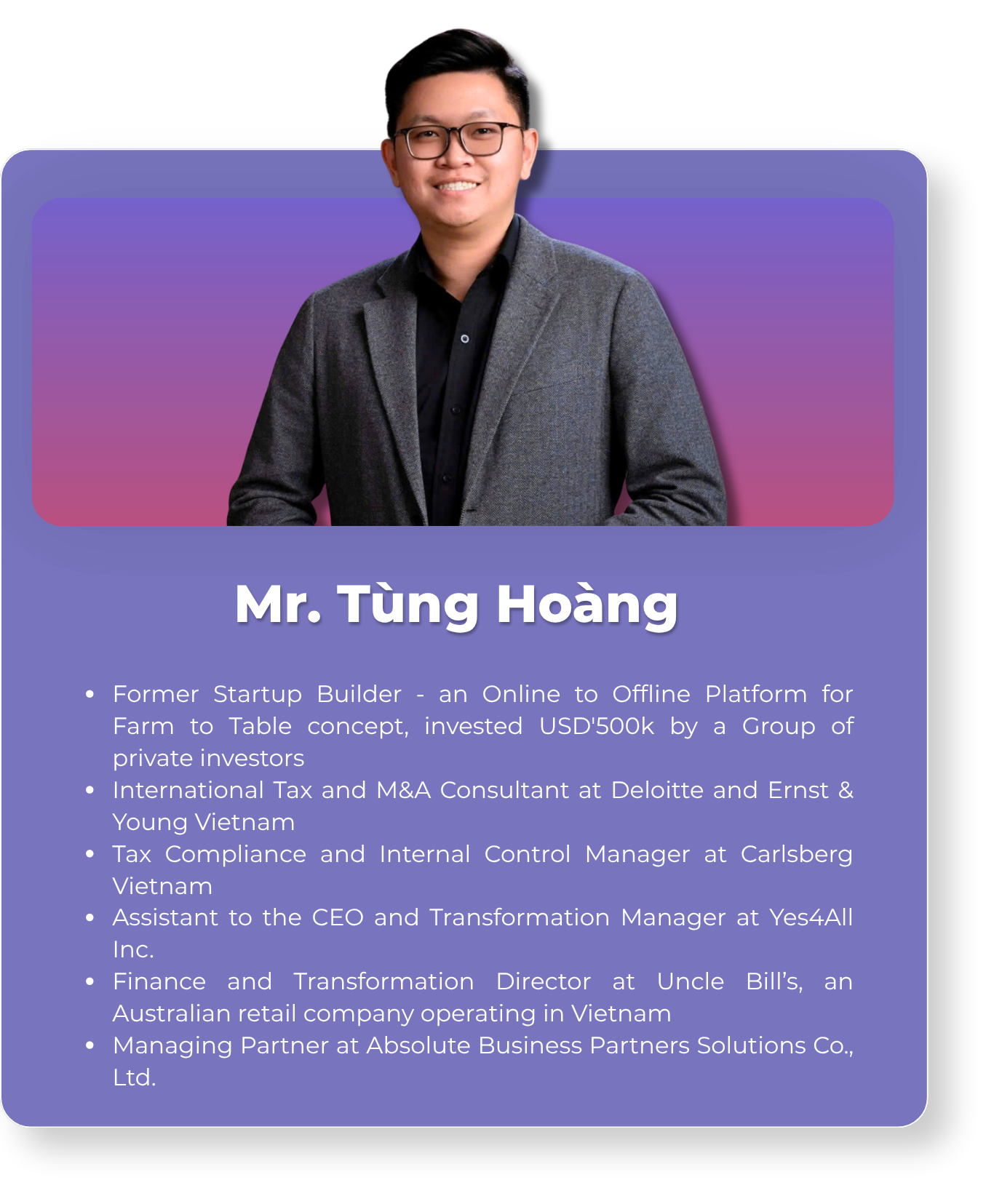 Mr. Tùng Hoàng - Board of Mentors